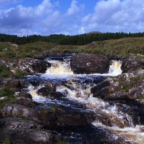 IRG-107-08: Waterfall near Maam Cross, Connemara