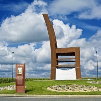 FGE-20-06: Chair on Roundabout, nr Agen