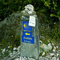 SN-02-02: Sign, Via Turonensis, nr Zubiri, Navarra, Spain